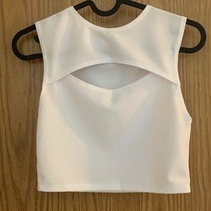 NWT Cutout crop top